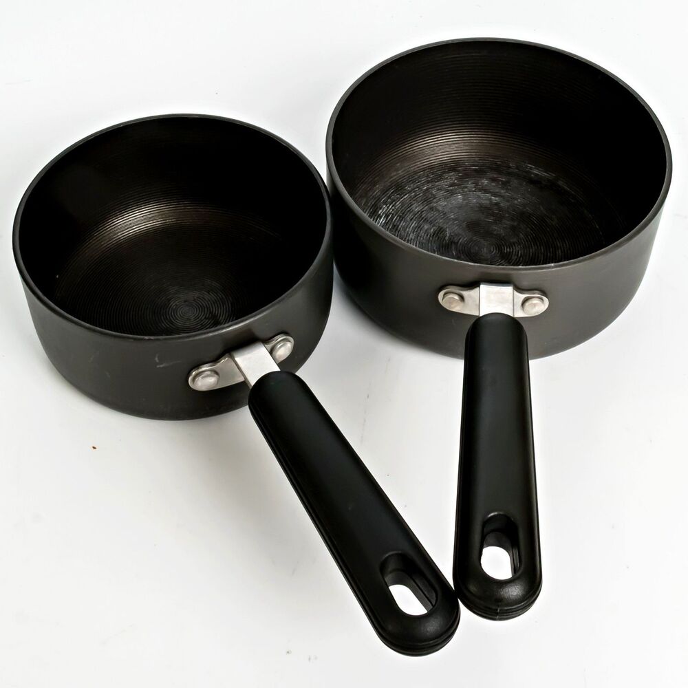Circulon 1 Qt & 1 1/2 Qt Saucepans – Nonstick – Hard Anodized – No Lids